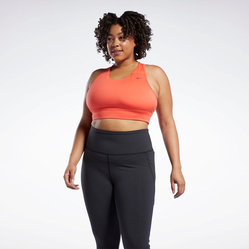 Reebok Jogge Essentials Sports Bra (Plus Size) Rød | PDRKCS-290