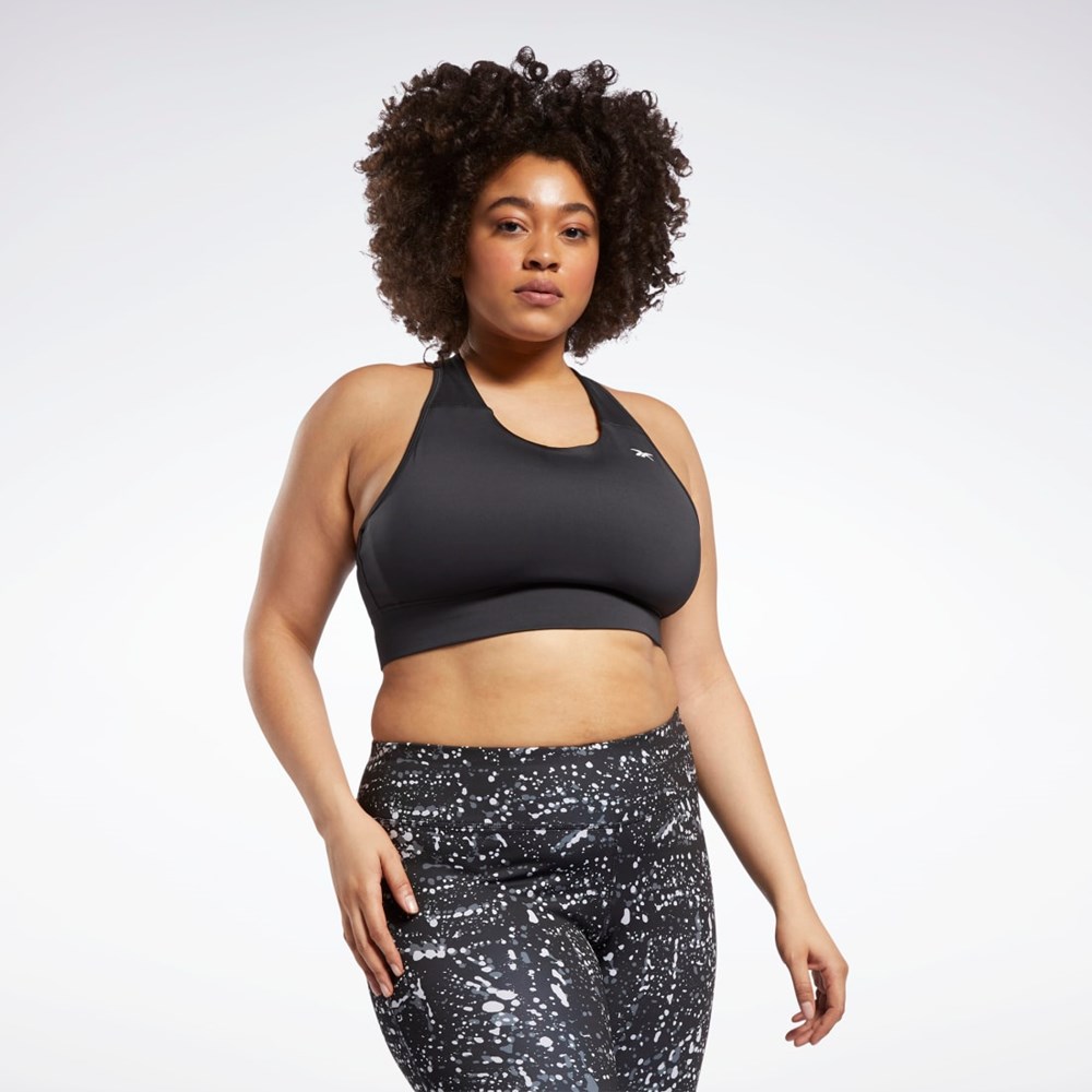 Reebok Jogge Essentials Sports Bra (Plus Size) Svarte | QHKGNE-973