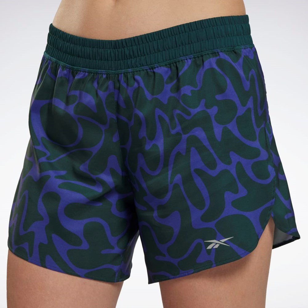 Reebok Jogge Printed Shorts Grønn | ZLEBIT-518