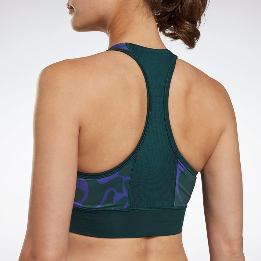 Reebok Jogge Printed Sports Bra Grønn | SRBTMP-408