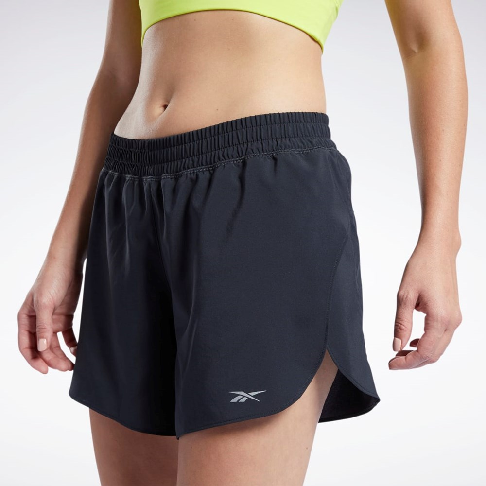 Reebok Jogge Shorts Svarte | HKJTEA-451