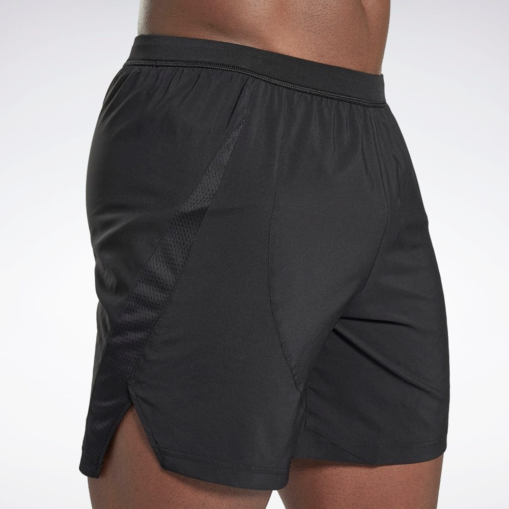 Reebok Jogge Shorts Svarte | YGSMQO-527