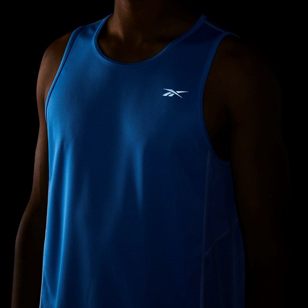 Reebok Jogge Speedwick Singlet Blå | ZWONAU-301