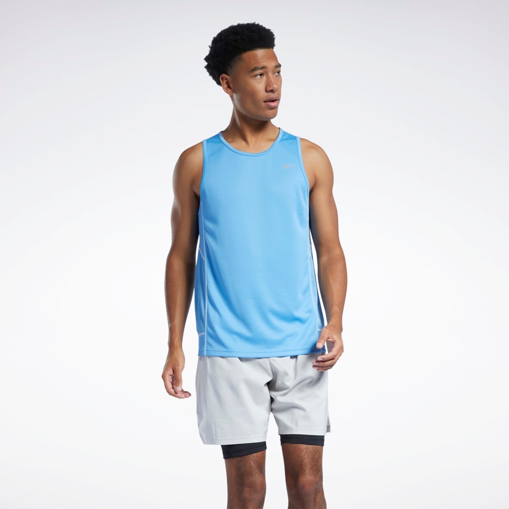 Reebok Jogge Speedwick Singlet Blå | ZWONAU-301