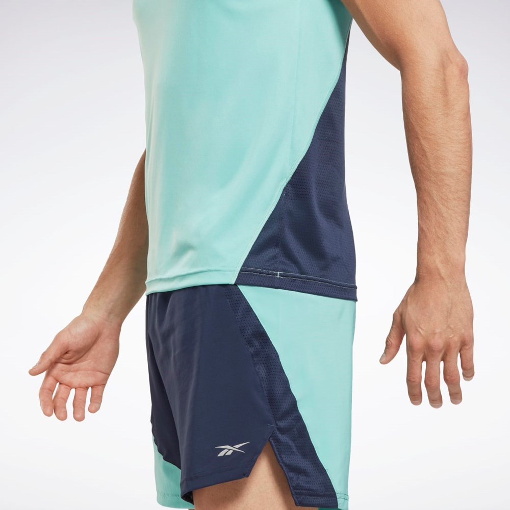 Reebok Jogge Speedwick Singlet Semi Classic Teal | FSHQAU-417