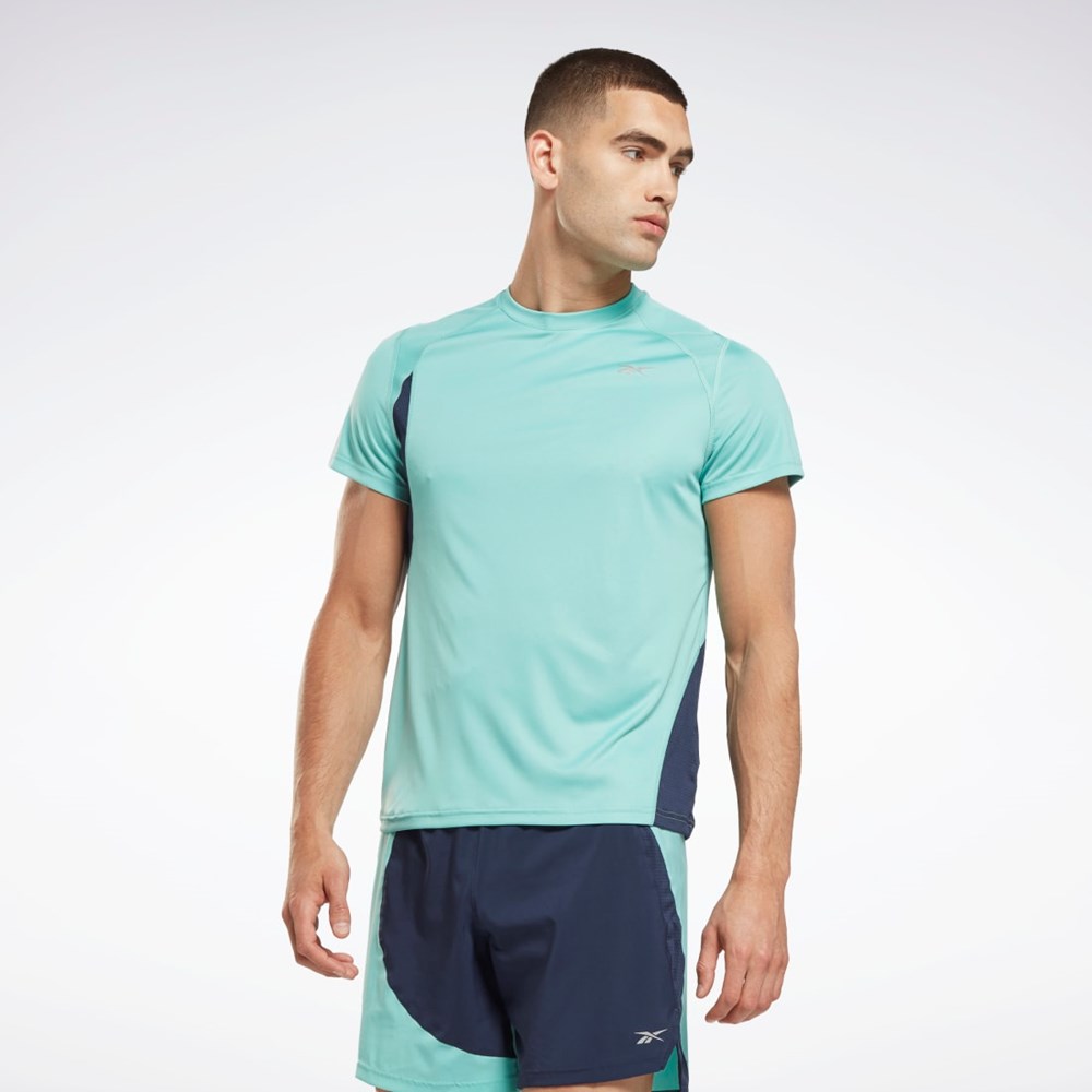 Reebok Jogge Speedwick T-Shirt Semi Classic Teal | IMJWGP-790