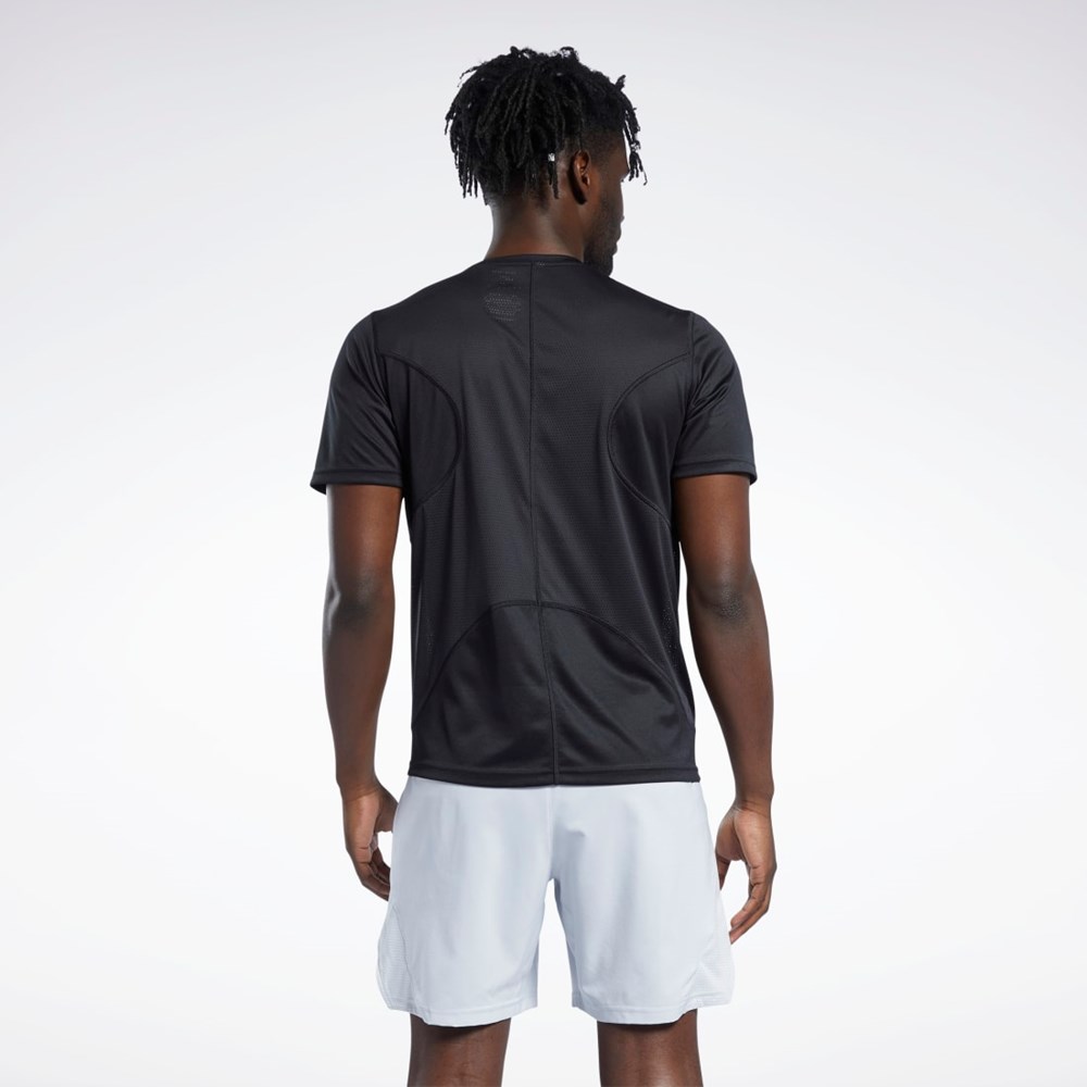 Reebok Jogge Speedwick T-Shirt Svarte | RZQKED-186