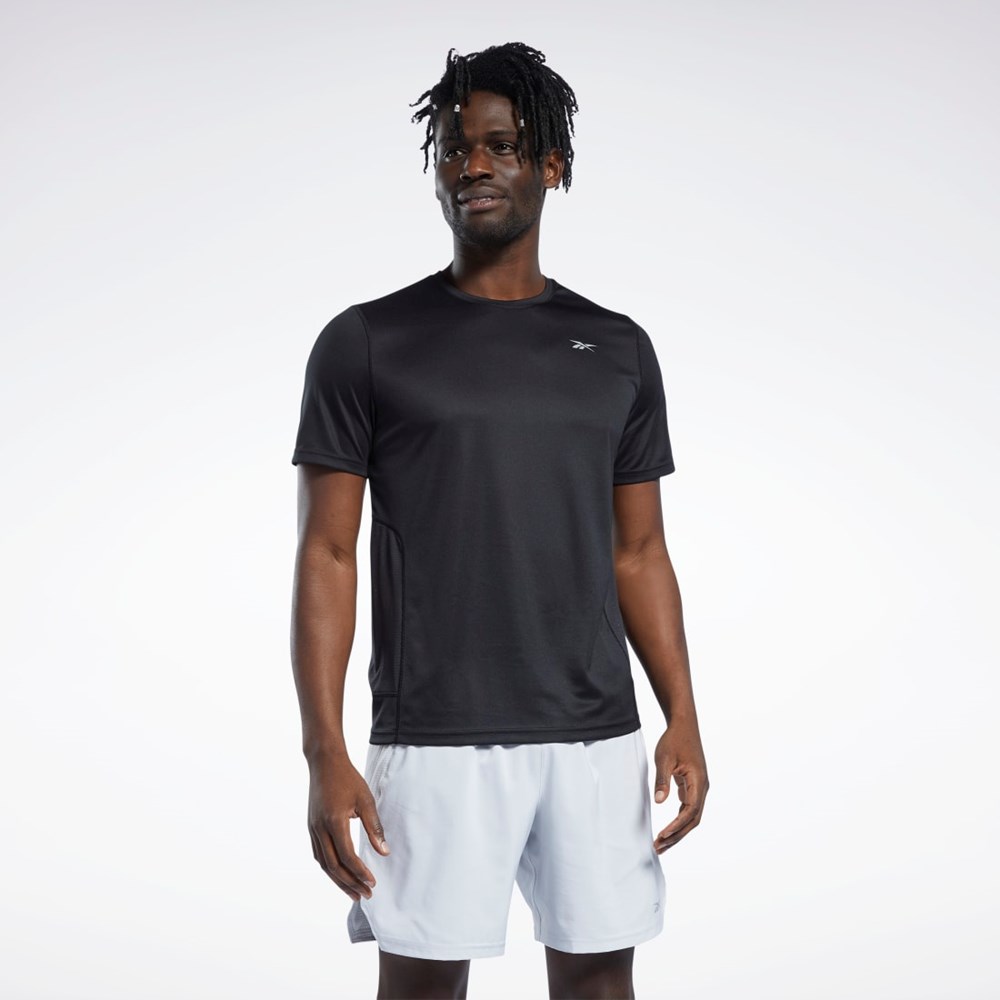 Reebok Jogge Speedwick T-Shirt Svarte | RZQKED-186