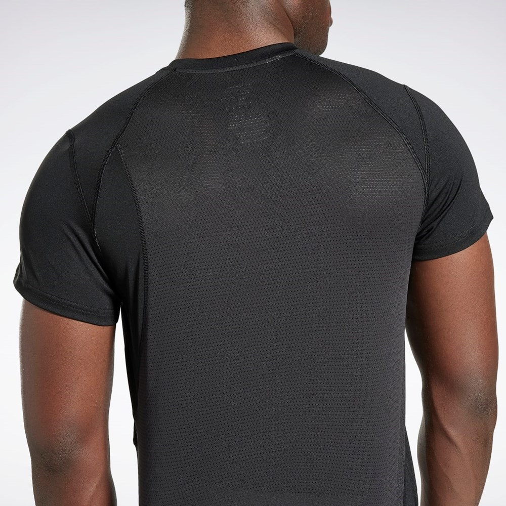 Reebok Jogge Speedwick T-Shirt Svarte | XSZFJH-574