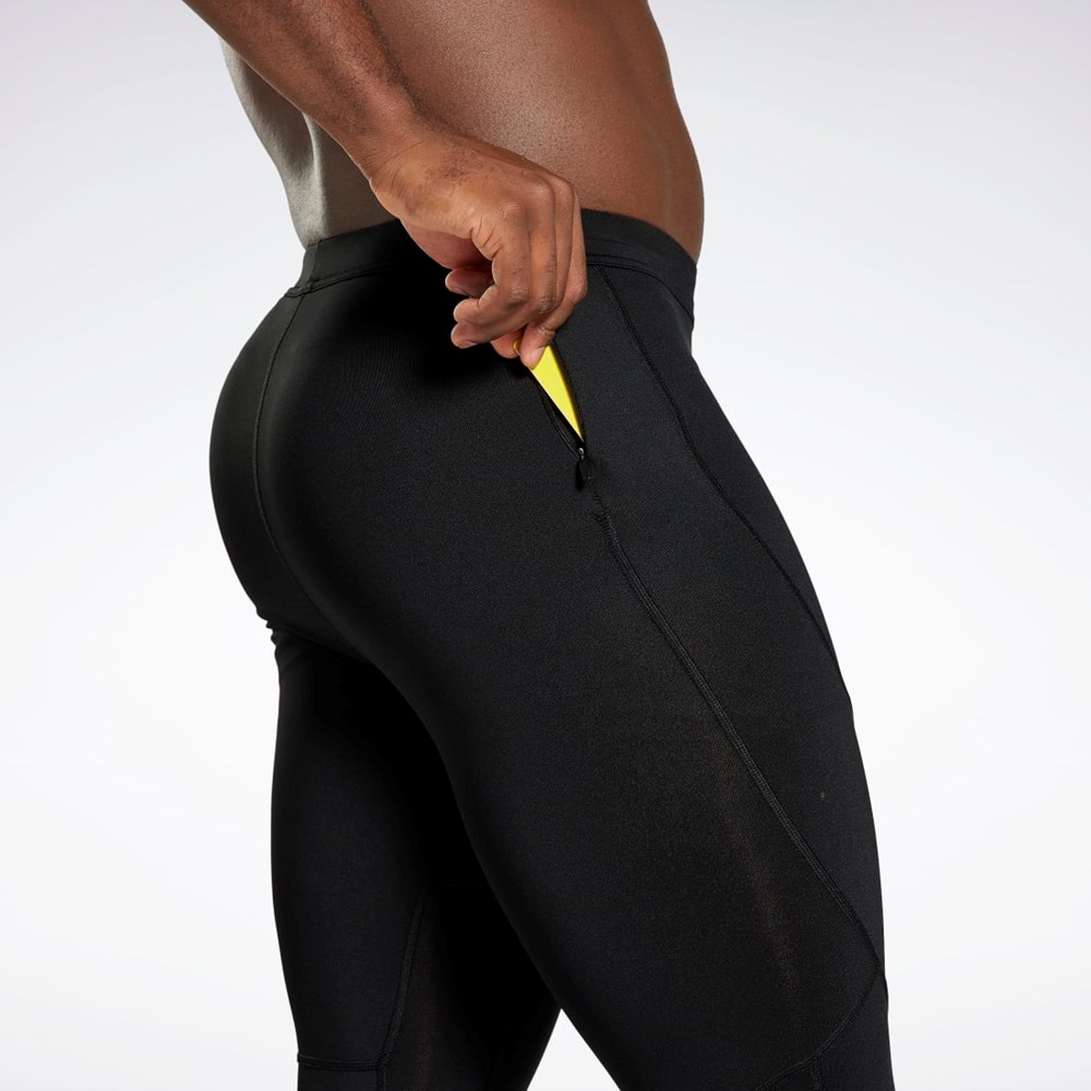 Reebok Jogge Speedwick Tights Svarte | LEZMOY-910