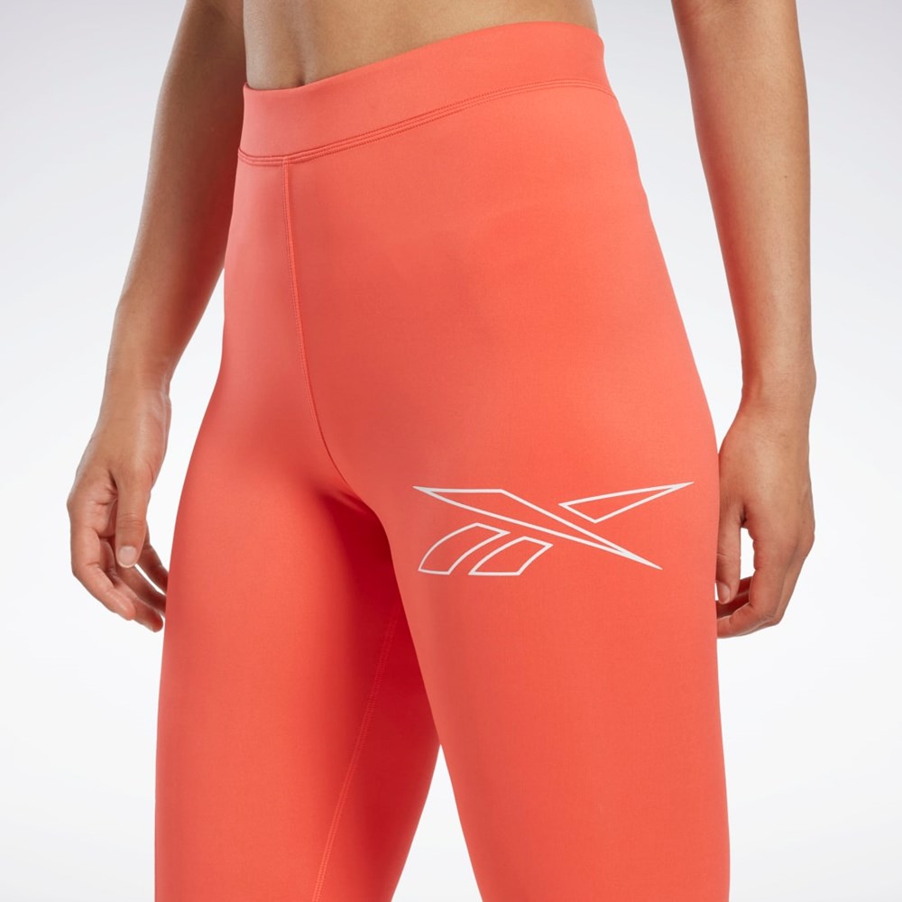 Reebok Jogge Vector Leggings Oransje | TEHZAX-648