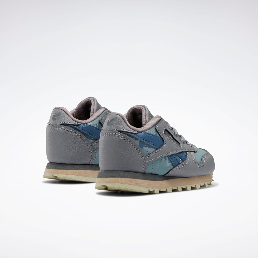 Reebok Jurassic World Classic Leather Shoes - Toddler Grå Blå | JEFTIA-314