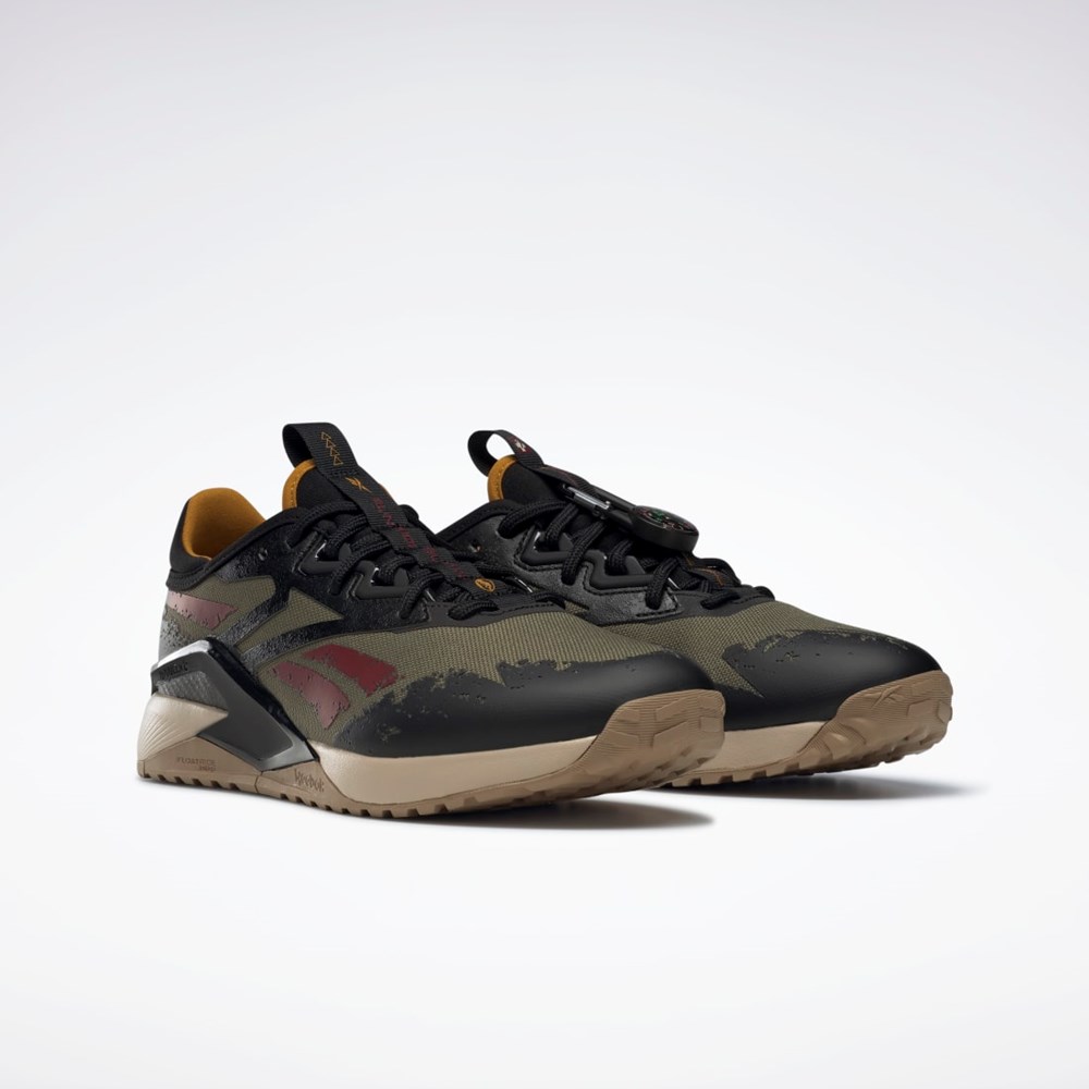 Reebok Jurassic World Nano X2 Adventure Trenings Shoes Olivengrønne Svarte Khaki | TPIYLA-914