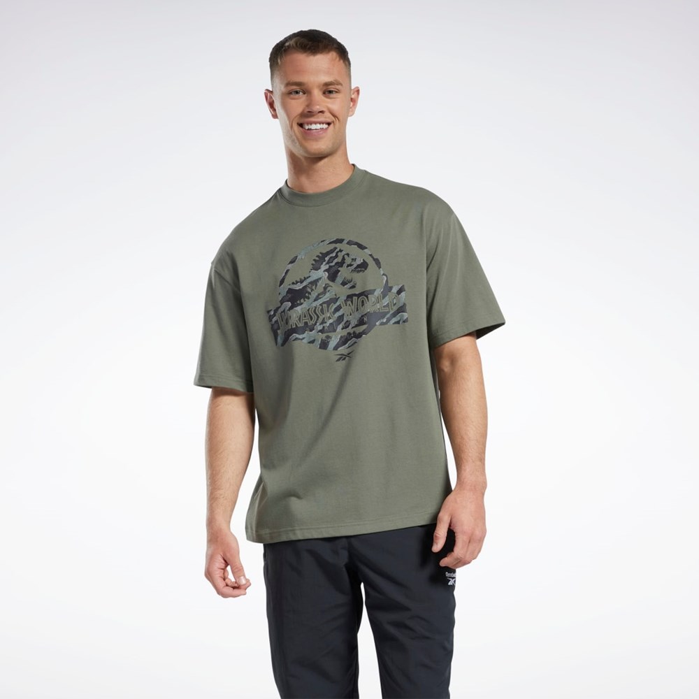 Reebok Jurassic World T-Shirt Grønn | QPFKXG-328