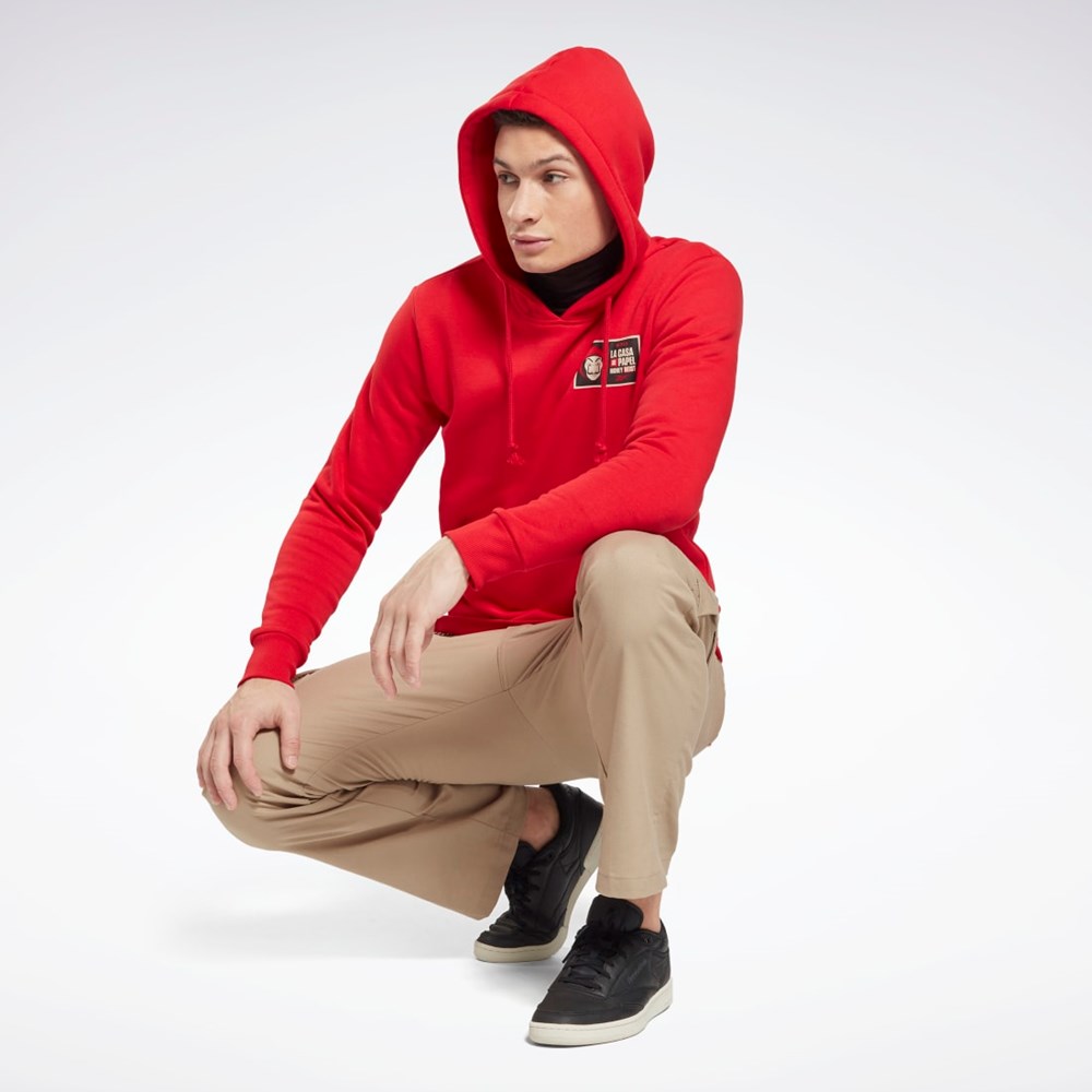 Reebok La Casa De Papel Sweatshirt Rød | SMKVJB-765