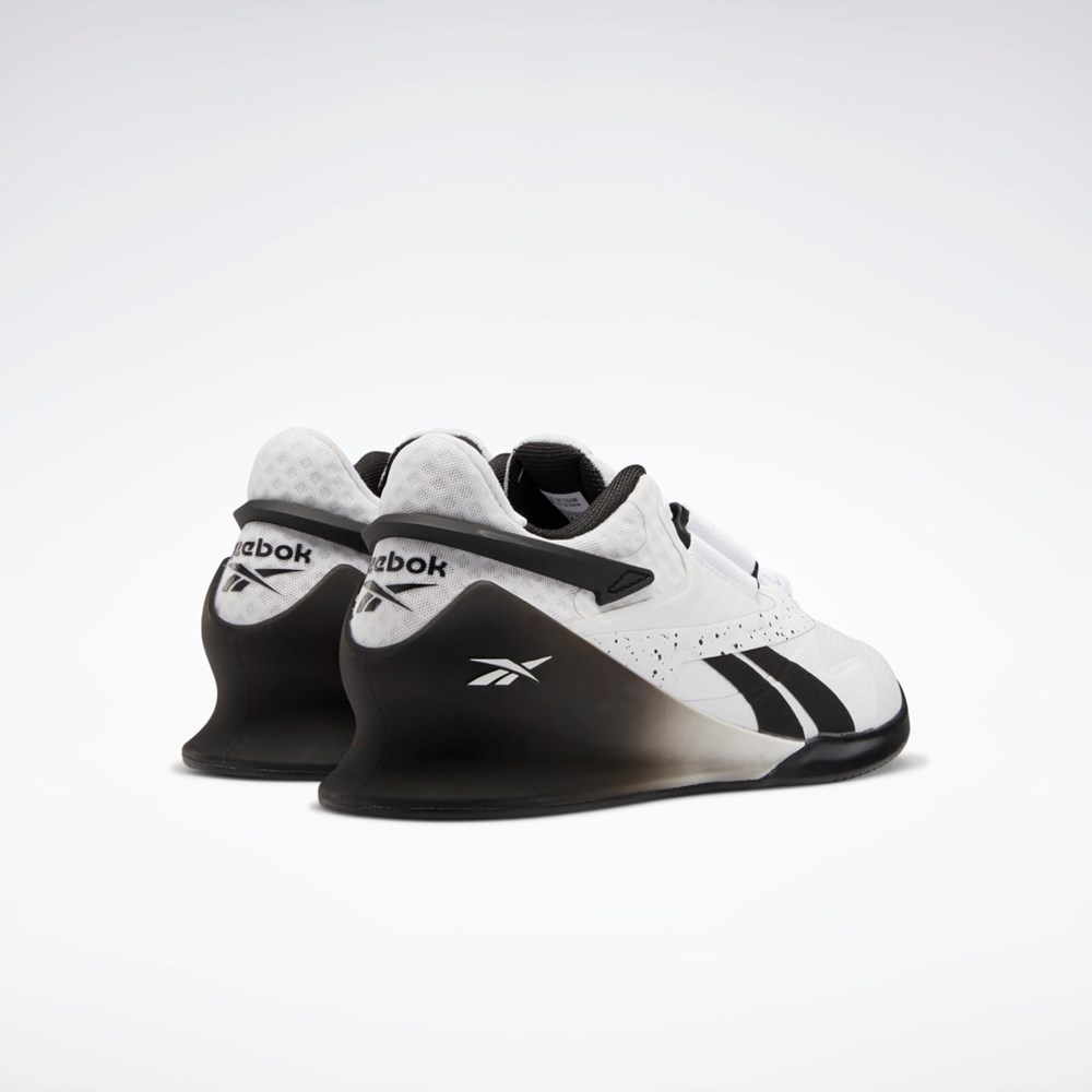 Reebok Legacy Lifter II Weightlifting Shoes Hvite Hvite Svarte | DFQTZN-968