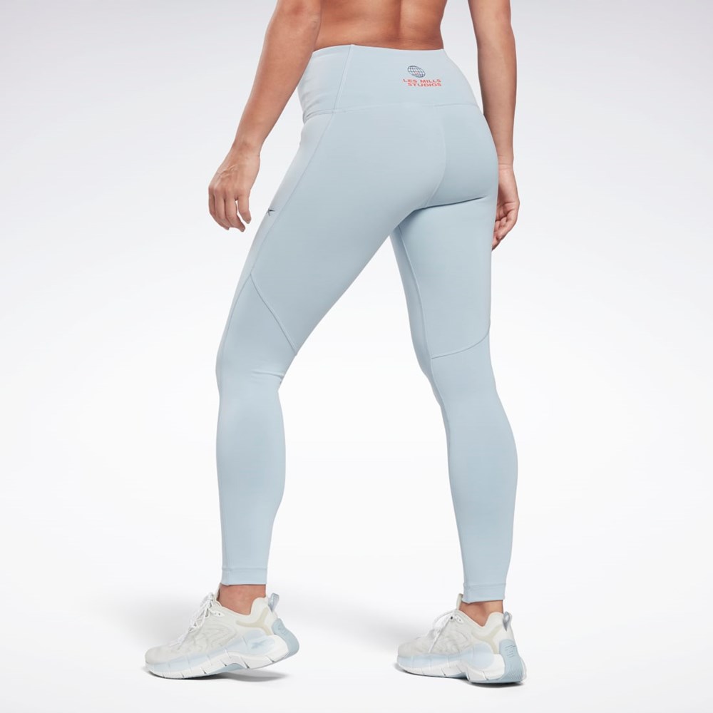 Reebok Les Mills® Beyond the Sweat High-Waisted Tights Grå | XUFVZR-523