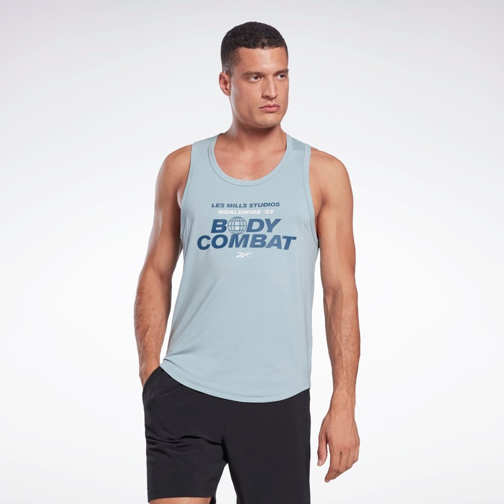 Reebok Les Mills® BodyCombat® ACTIVCHILL+DREAMBLEND Tank Top Grå | HBCDRU-193