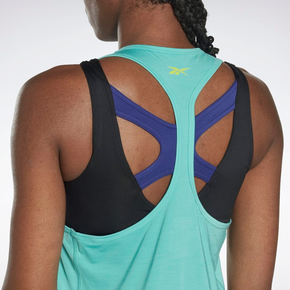 Reebok Les Mills® BodyCombat® ACTIVCHILL Grafiske Tank Top Semi Classic Teal | IRPQAW-895