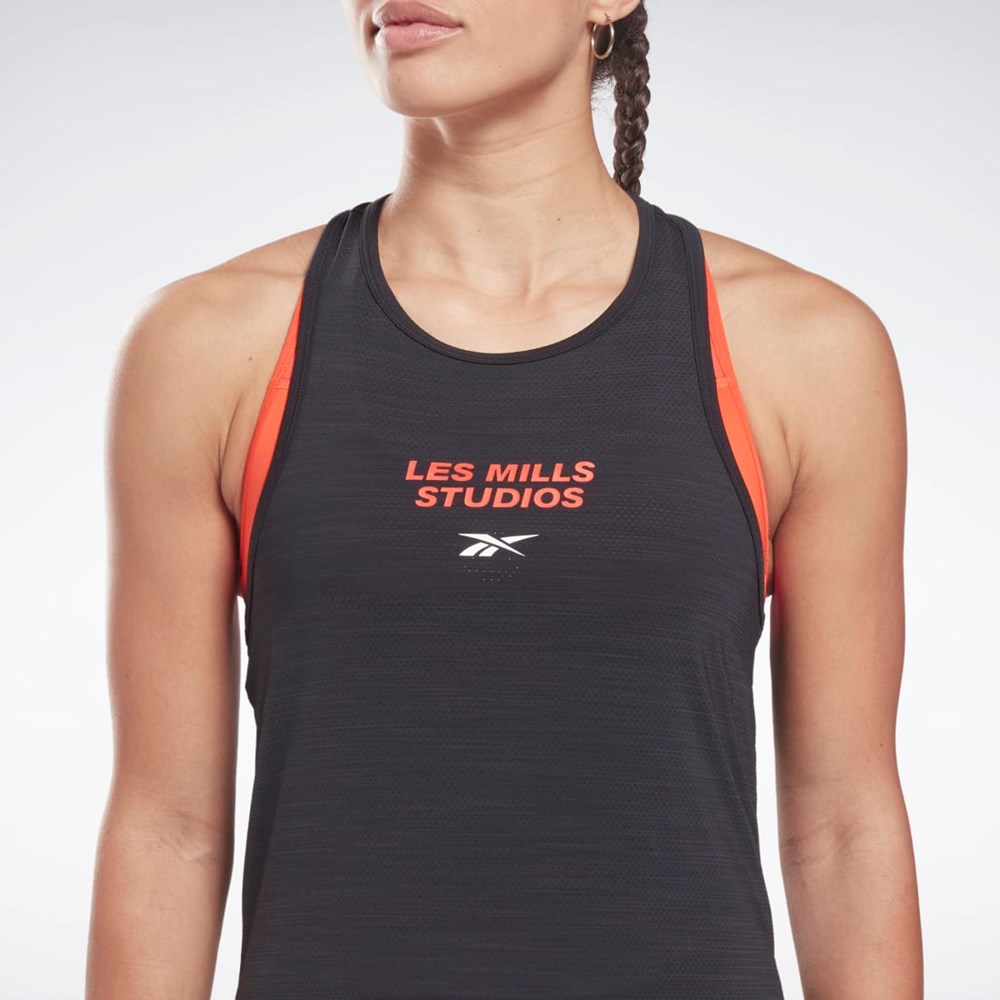 Reebok Les Mills® BodyPump® Activchill Tank Top Svarte | WXEKUT-547