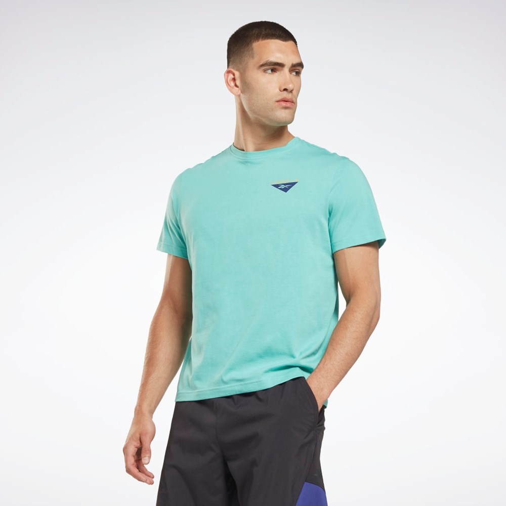 Reebok Les Mills® Grafiske T-Shirt Semi Classic Teal | BYJOUA-410