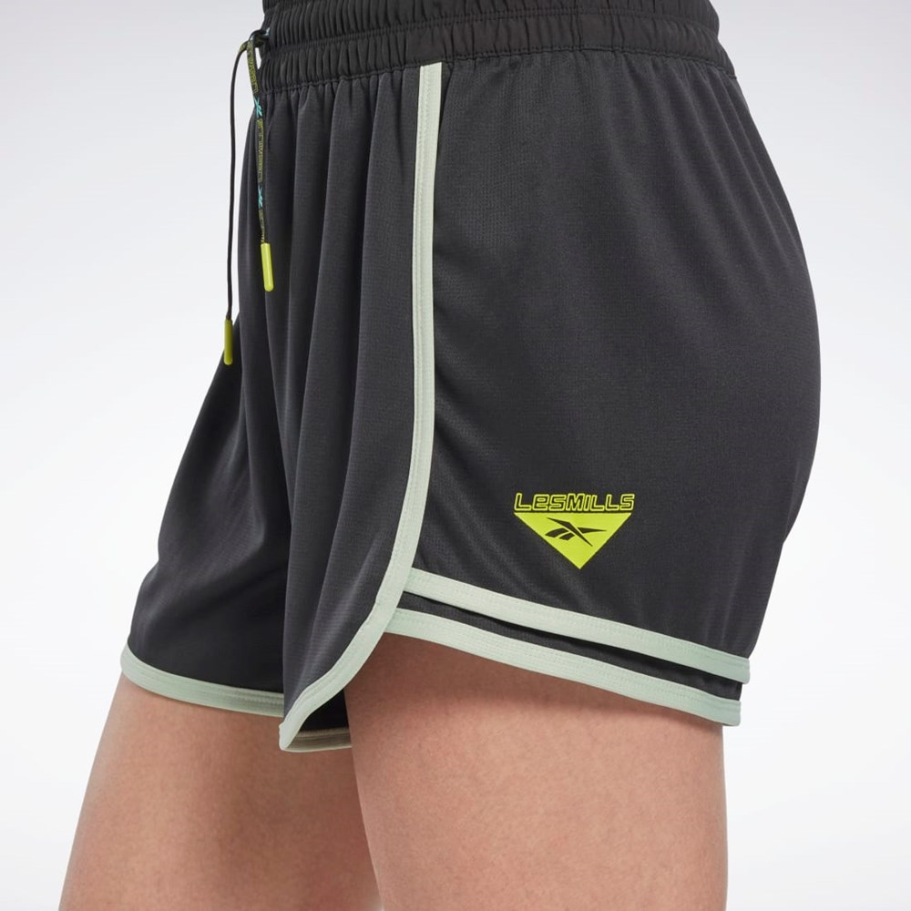 Reebok Les Mills® High-Rise Shorts Svarte | ADZQEW-304