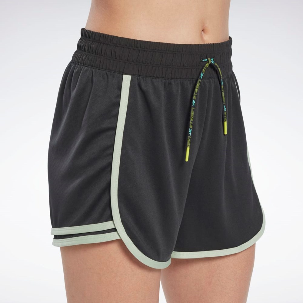 Reebok Les Mills® High-Rise Shorts Svarte | ADZQEW-304