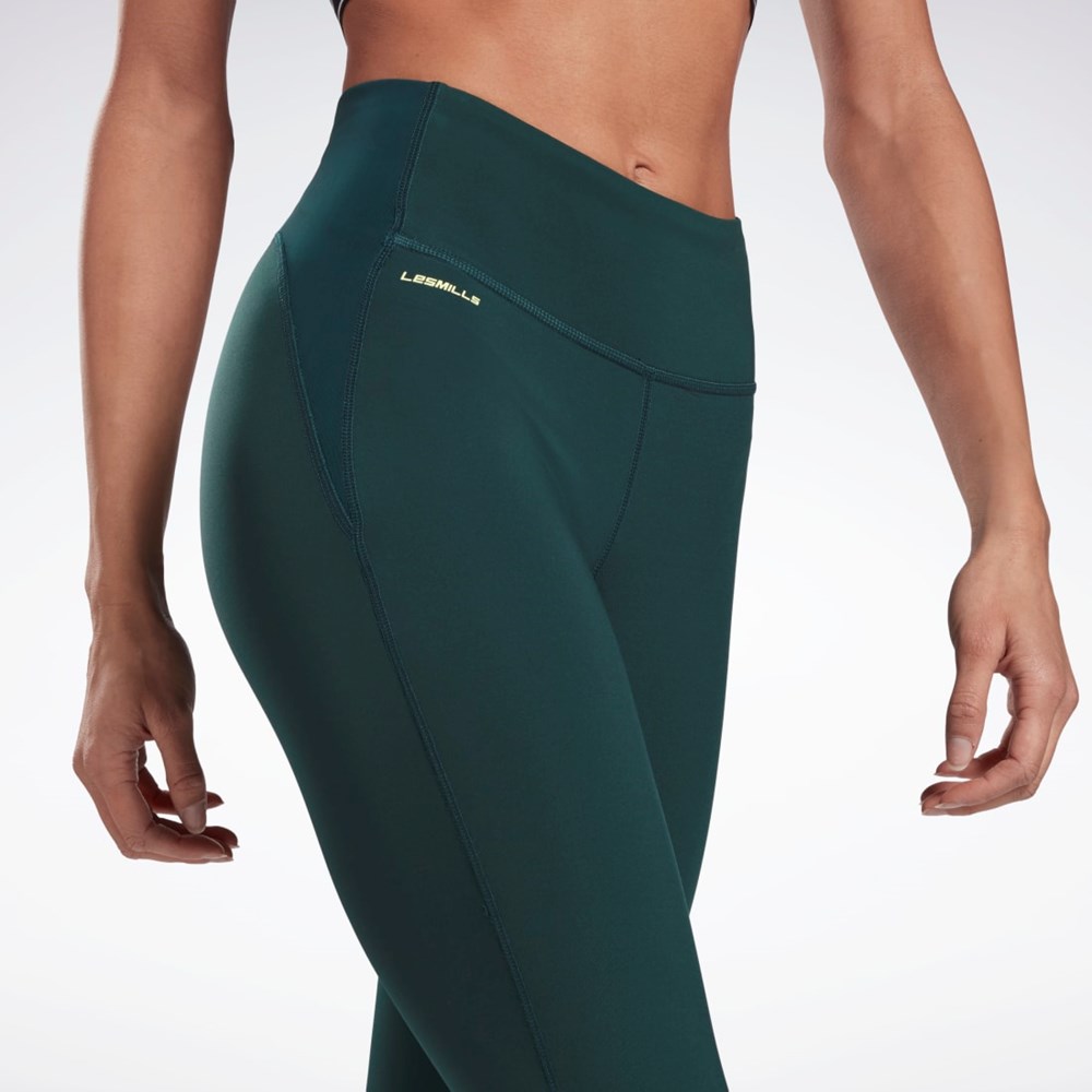 Reebok Les Mills® Lux Perform Leggings Grønn | TUSFJB-538