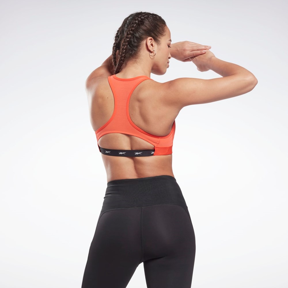 Reebok Les Mills® Lux Racer Medium-Support Sports Bra Rød | EZMLWP-391