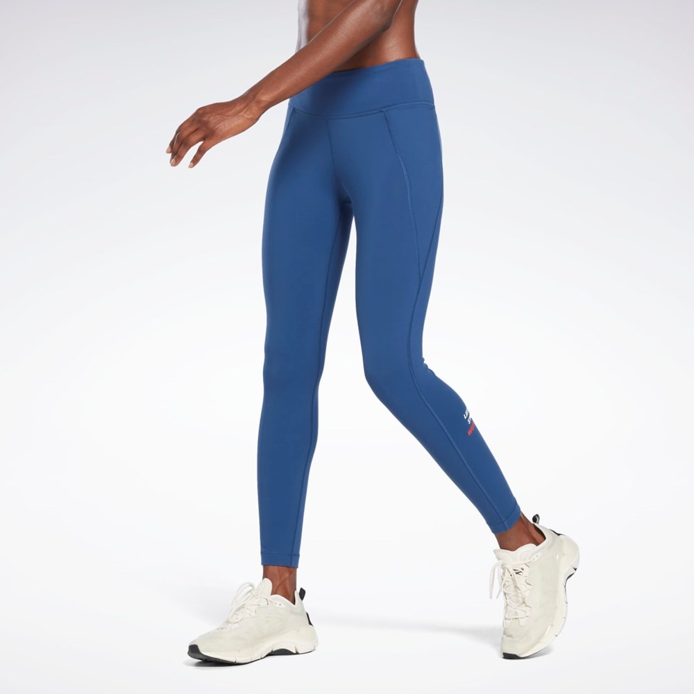 Reebok Les Mills® Lux Tights Blå | RYUVLP-105