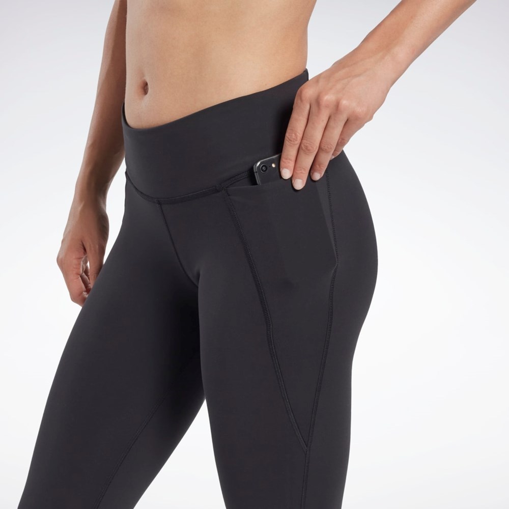 Reebok Les Mills® Lux Vector Grafiske Leggings Svarte | DEKIFT-841