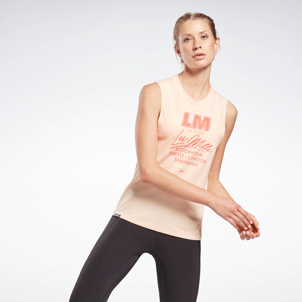 Reebok Les Mills® Muscle Tank Top Oransje | QNPRET-169