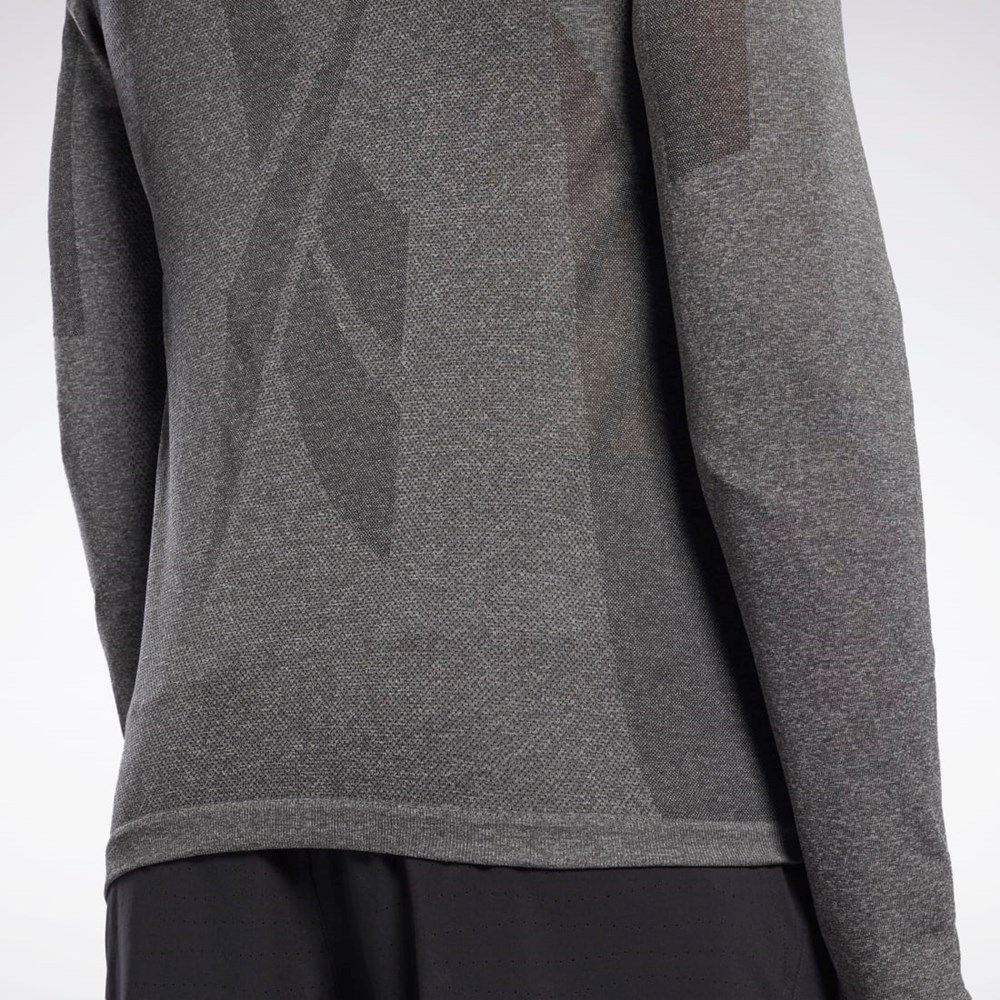 Reebok Les Mills® Myoknit Long Sleeve T-Shirt Svarte | LJKNVU-351