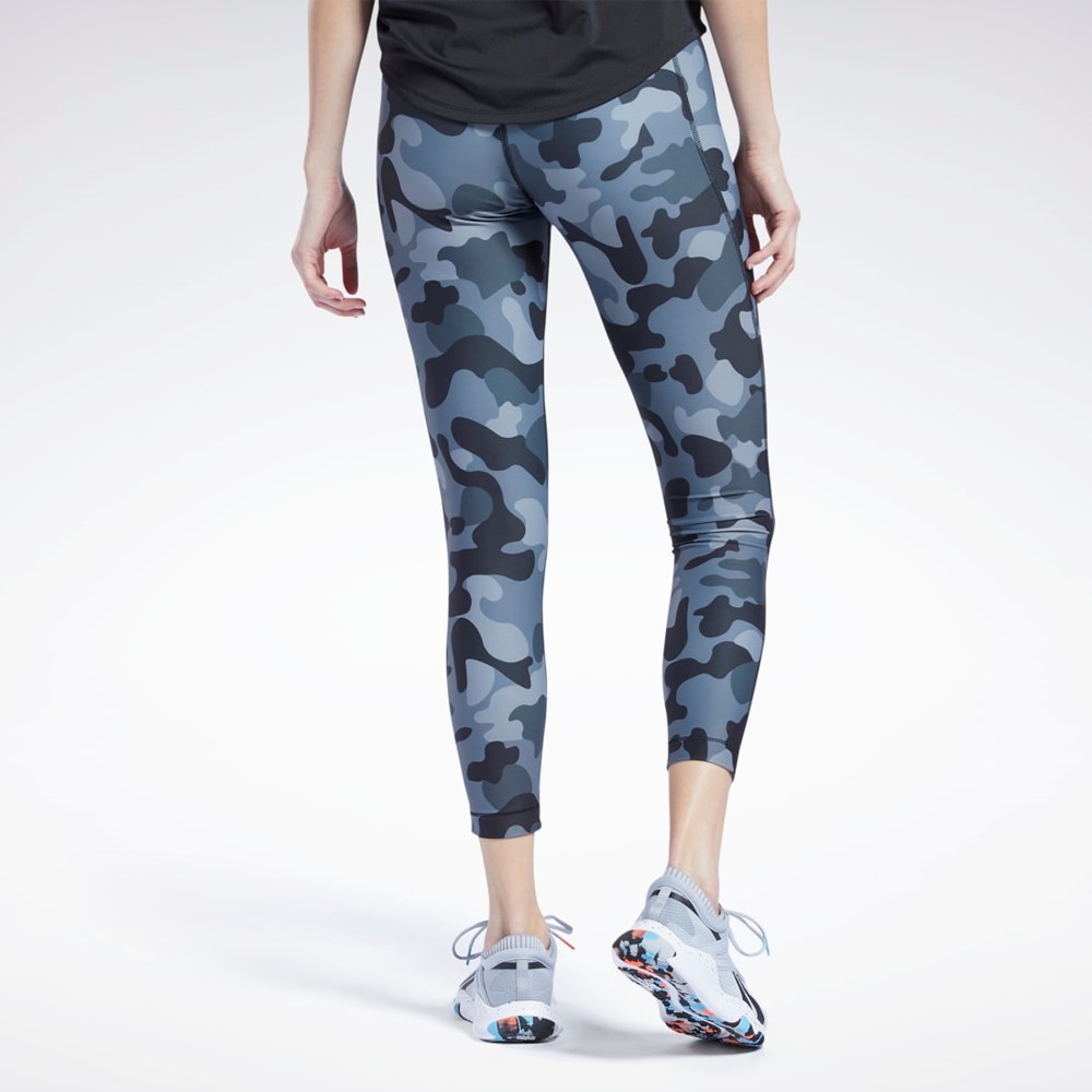 Reebok Lux Bold High-Rise Leggings Svarte | HNGCJL-409