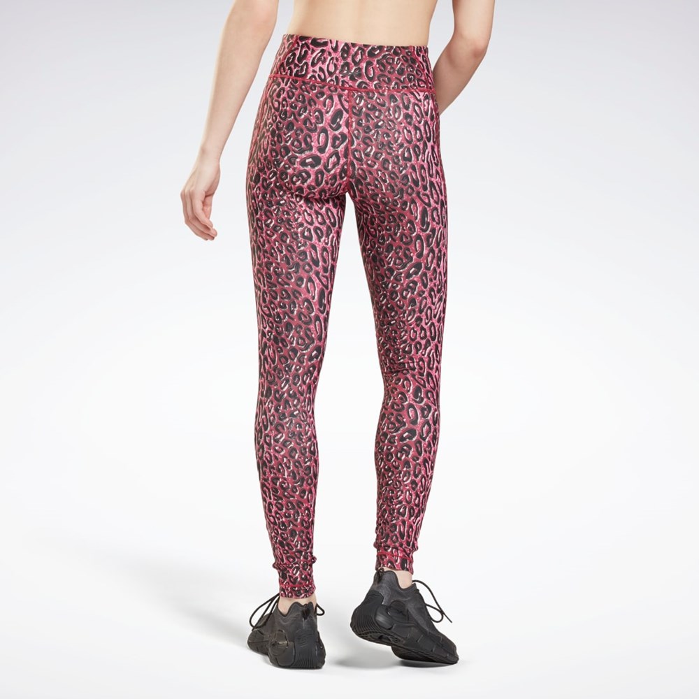 Reebok Lux Bold Leggings Punch Berry | HTZLOR-160