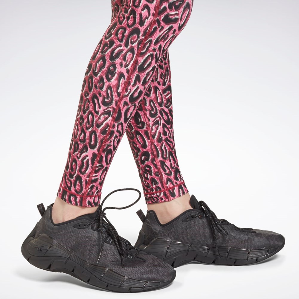 Reebok Lux Bold Leggings Punch Berry | HTZLOR-160