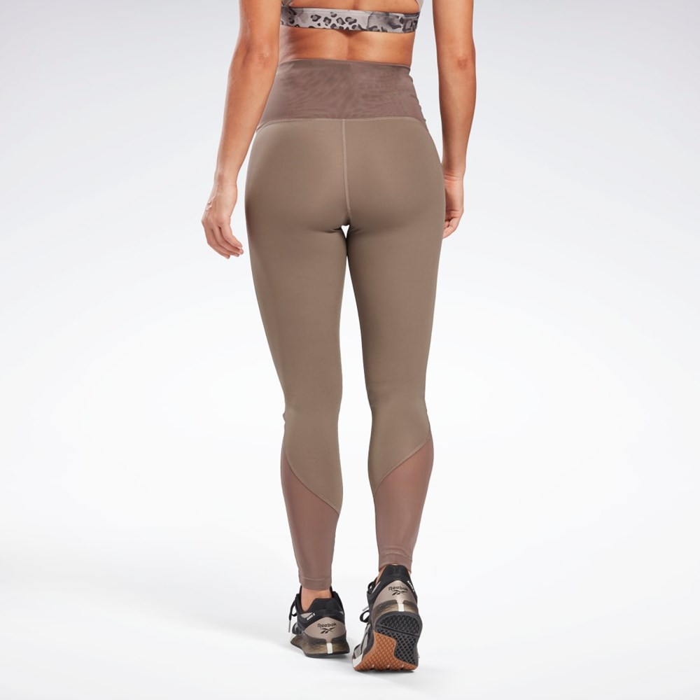 Reebok Lux High-Rise Perform Leggings Grå | KWURNI-708