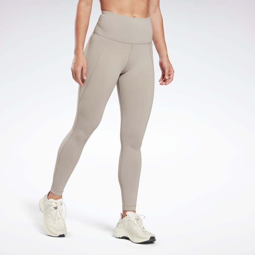 Reebok Lux High-Waisted Tights Grå | KASGQX-190