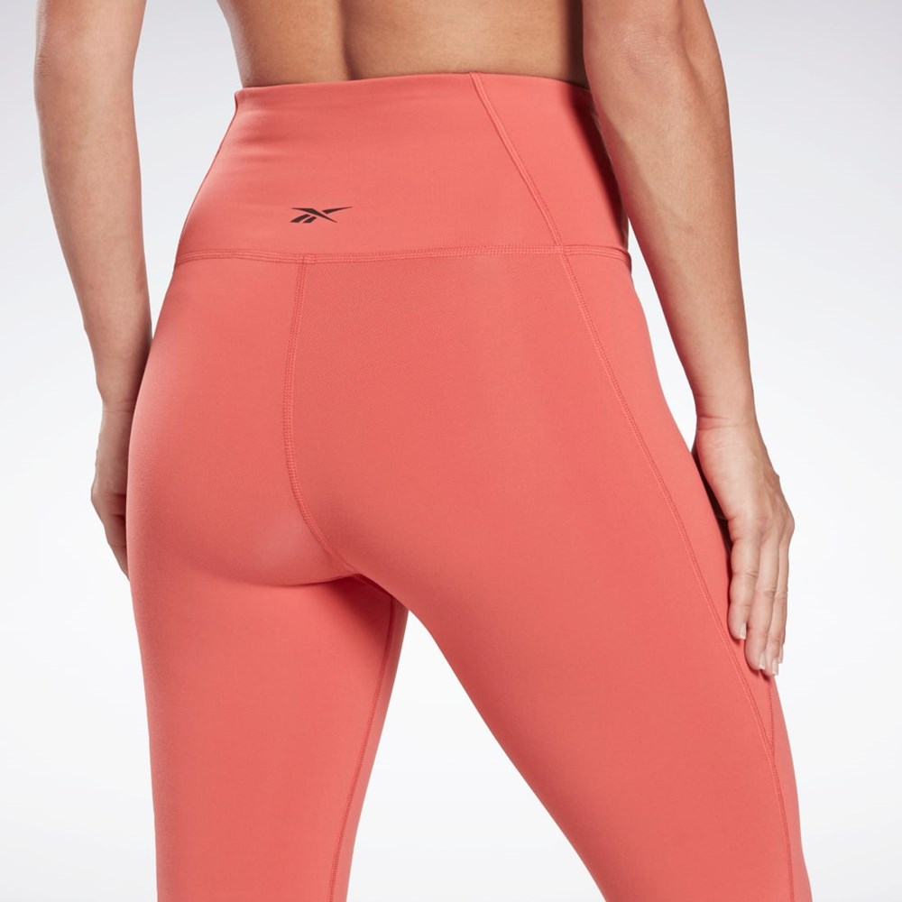 Reebok Lux High-Waisted Tights Rhodonite | CXTUFB-806