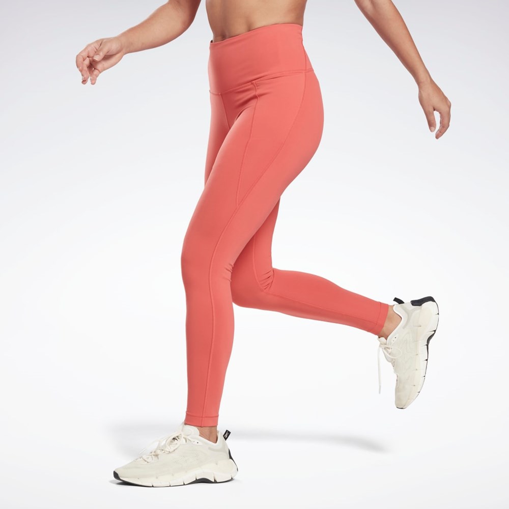 Reebok Lux High-Waisted Tights Rhodonite | CXTUFB-806