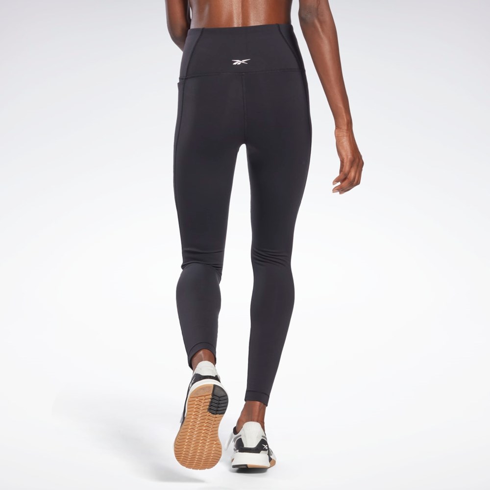 Reebok Lux High-Waisted Tights Svarte | LEWVNX-419