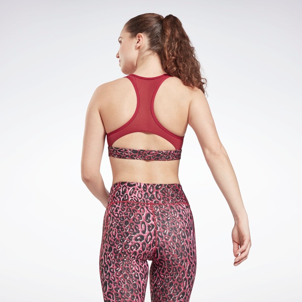 Reebok Lux Racer Polstret Sports Bra Punch Berry | MHZVNO-482