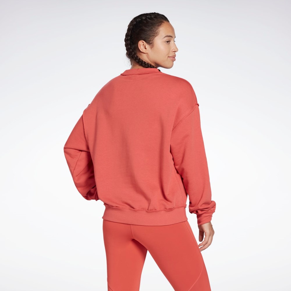 Reebok MYT Crew Sweatshirt Rhodonite | GBRESH-680