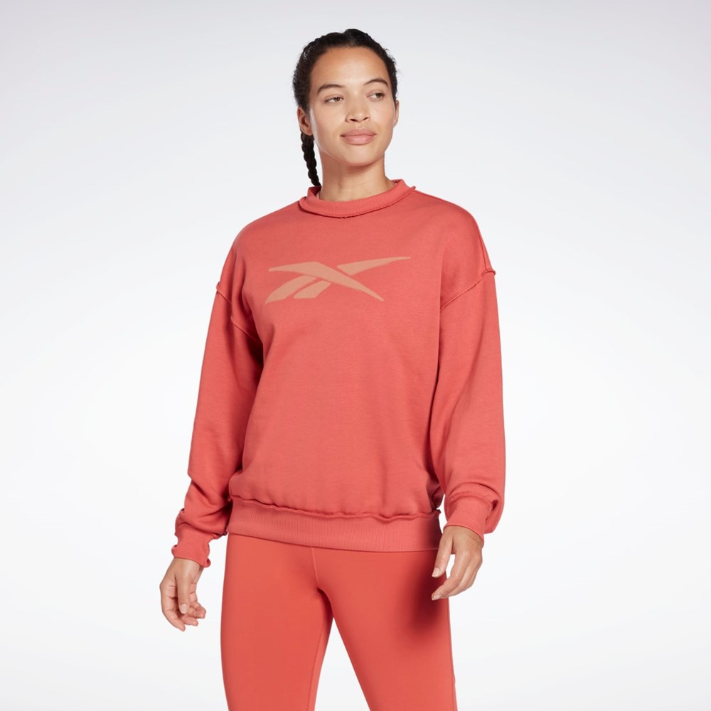 Reebok MYT Crew Sweatshirt Rhodonite | GBRESH-680