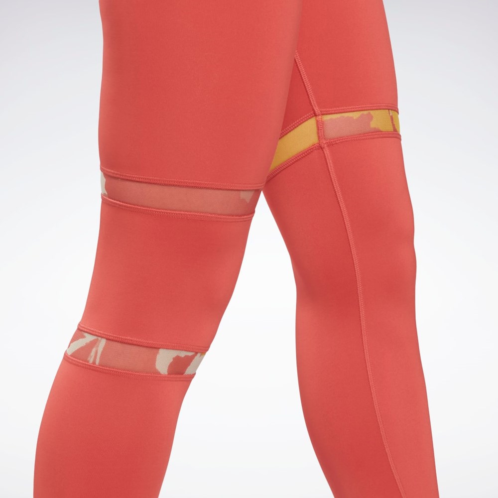 Reebok MYT Detail Leggings Rhodonite | RBXOUD-815