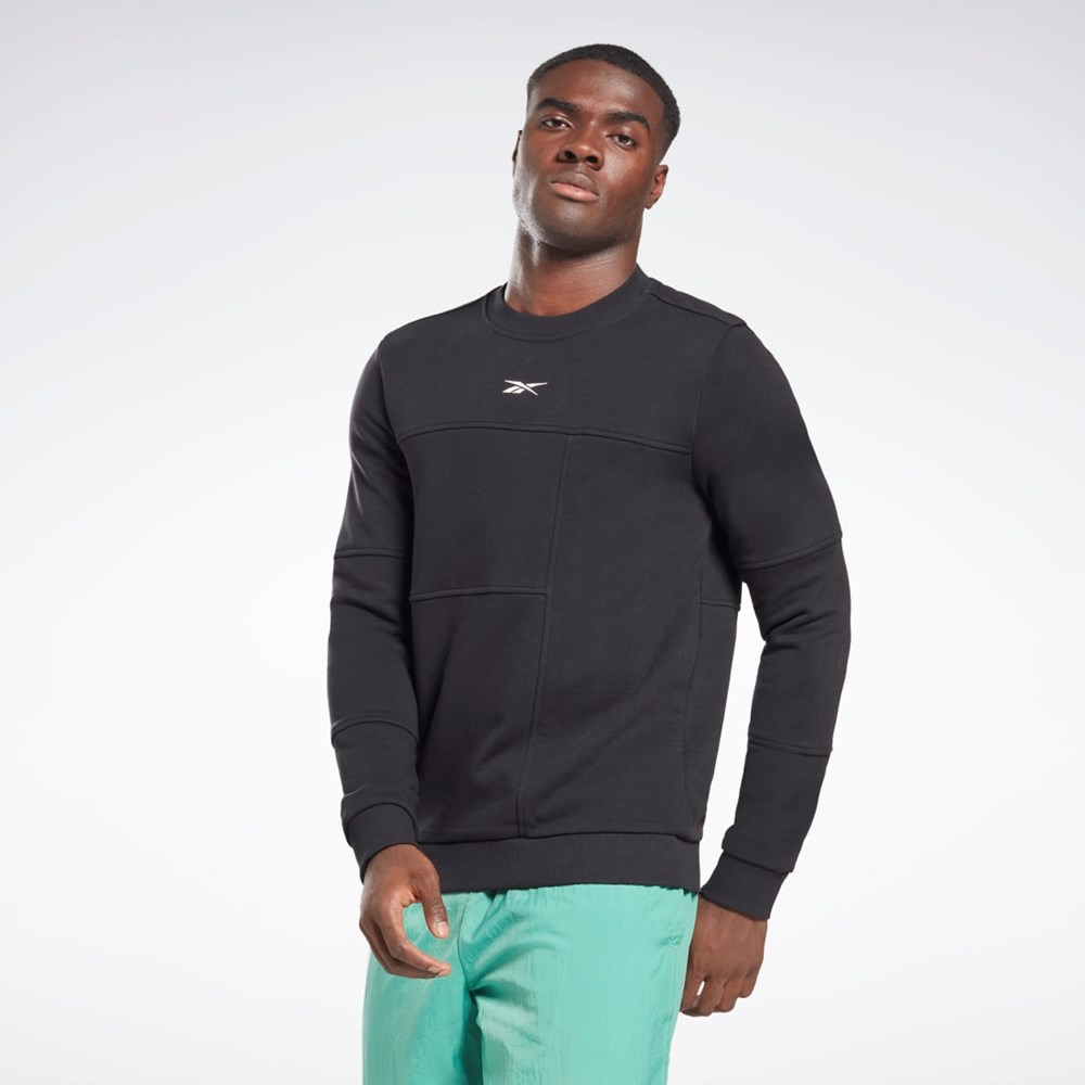 Reebok MYT Minimal Waste Crew Sweatshirt Svarte | ENJFGY-251