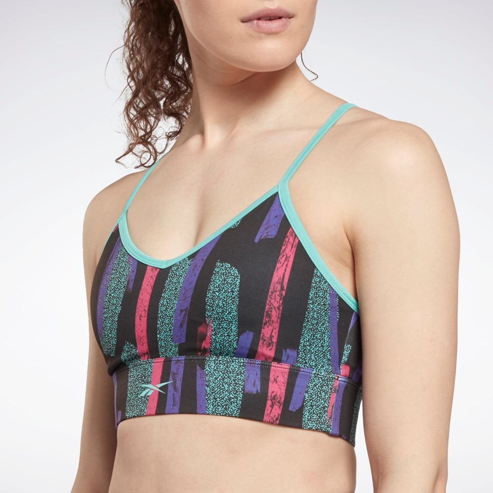 Reebok MYT Printed Bra Rosa | DLEOCB-246