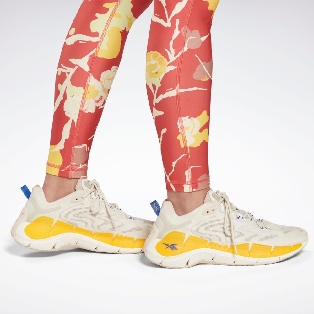 Reebok MYT Printed Leggings Rhodonite | XDUJCW-708