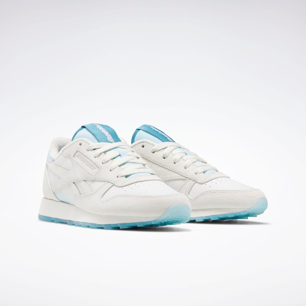 Reebok MadWomen Classic Leather Shoes Blå | SKBUZH-504