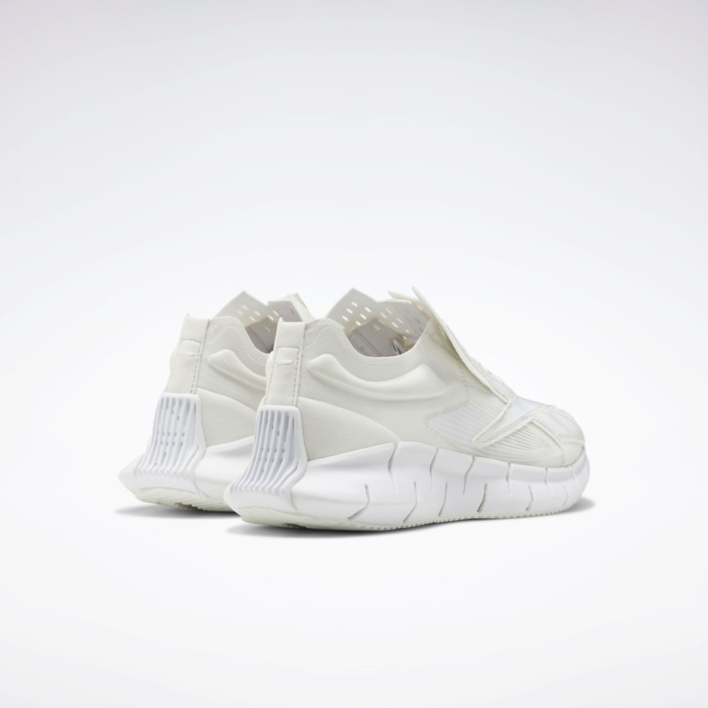 Reebok Maison Margiela Zig 3D Storm Memory Of Shoes Hvite Grå Svarte | DLWYJB-391